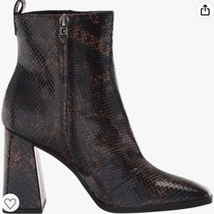 Sam Edelman Pascha Ankle Boot Bootie Brown Black